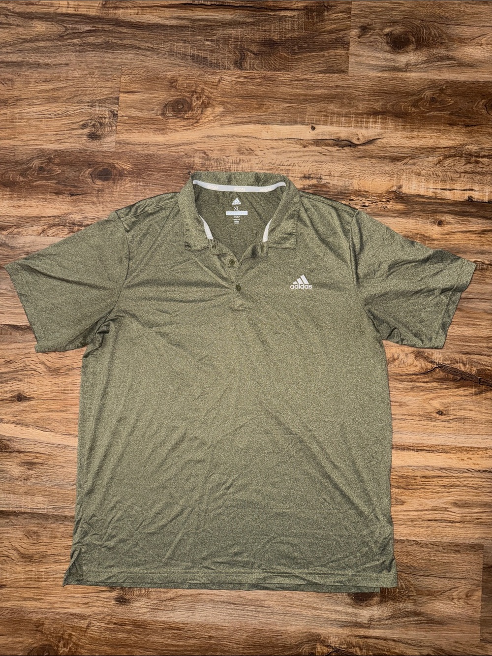 Adidas Green Golf Polo
